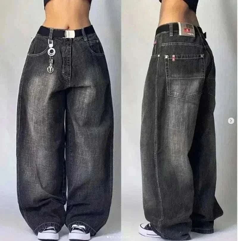  Men's Fashion Style Store black / XXXL Y2K New Gothic Retro Miss Me Boot Cut Jeans