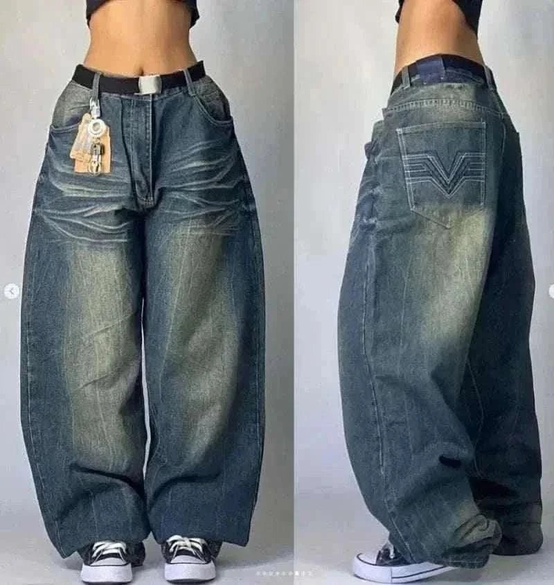  Men's Fashion Style Store Blue / XL Y2K New Gothic Retro Miss Me Boot Cut Jeans