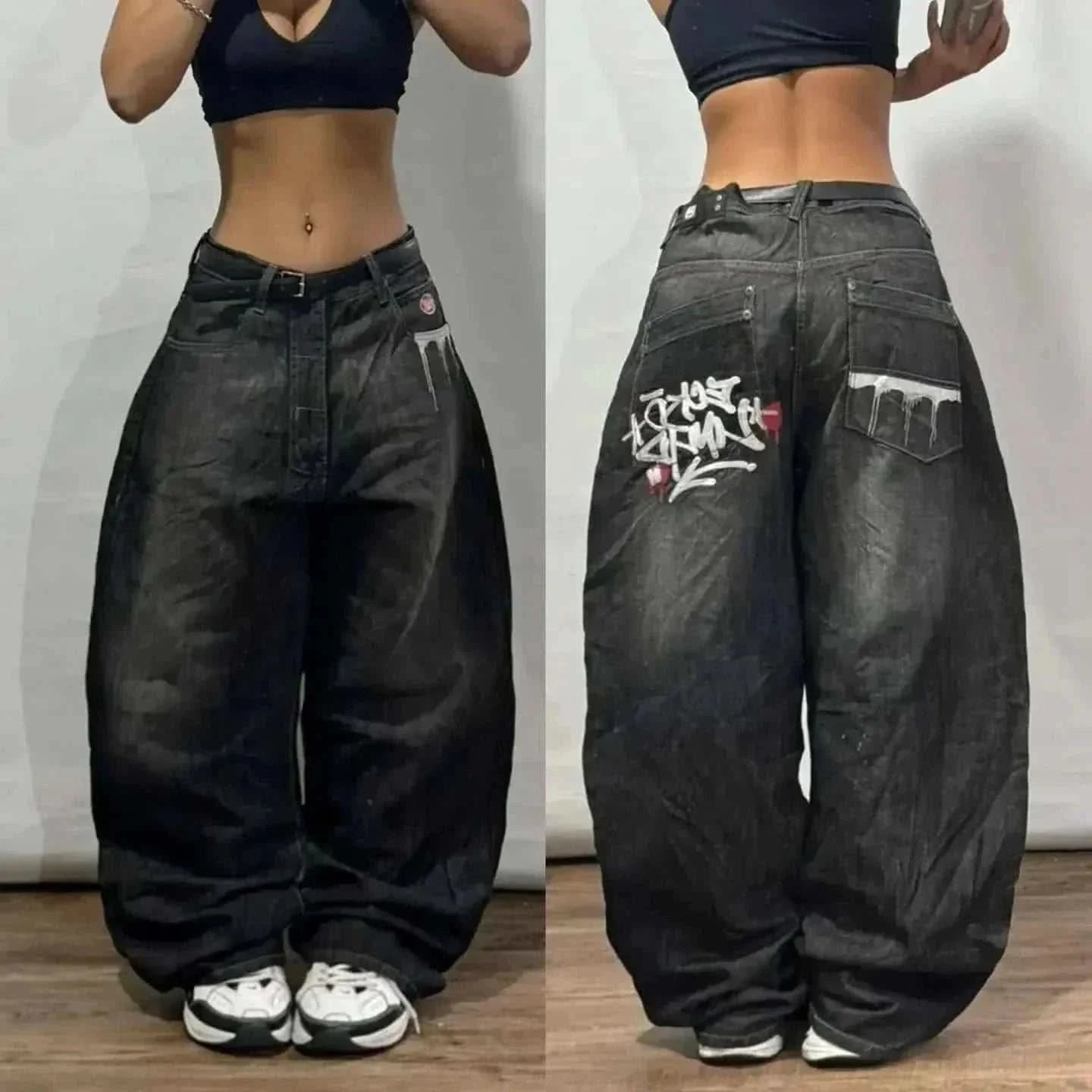  Men's Fashion Style Store Yellow / L Y2K New Gothic Retro Miss Me Boot Cut Jeans